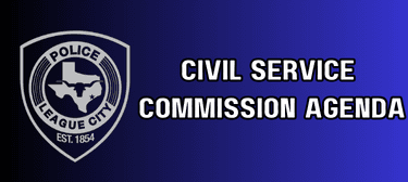 Civil Service Commission Agenda - League City