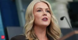 Trump press criticism: ‘You’re doing a terrible job’: Trump blasts Karoline Leavitt as bad press hits 97% - The Economic Times