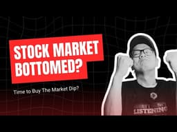 Stock Market Bottomed?