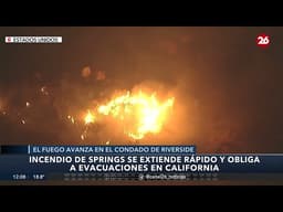 🔥 EEUU: Emergencia por dos incendios forestales en California