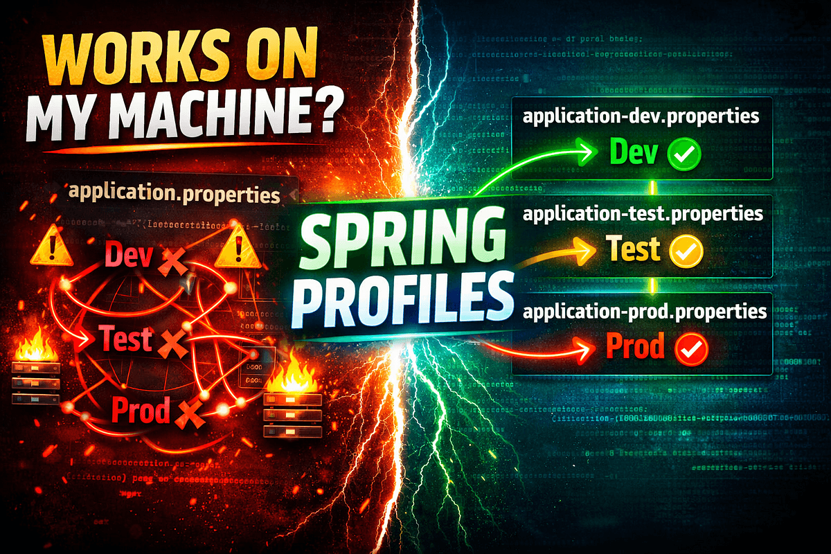 Stop Hardcoding Your Configs — Spring Boot Profiles Are the Answer Every Enterprise Dev Needs | by Sarveshkhamkar | Apr, 2026 | Medium