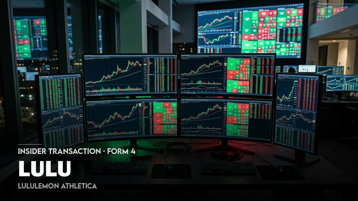 Lululemon CFO granted stock options and... | LULU Insider Trading