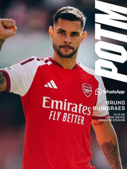 @Arsenal: A game-winning impact 💫

Bruno Guimaraes is your Player of the Match 🏅

🤝 @WhatsApp https://t.co/pb5...