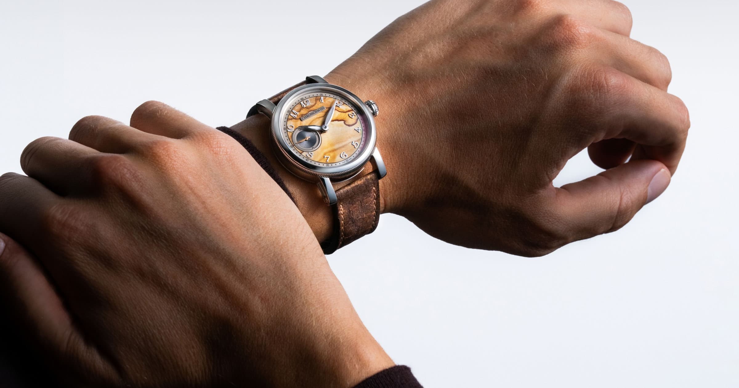 Chronoswiss Small Second Stone – Jasper and Serpentine Dials