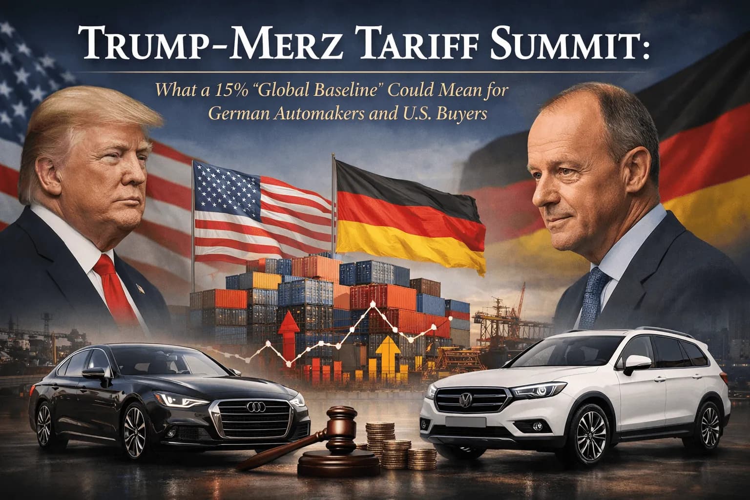 Trump-Merz Tariff Summit: What a 15% "Global Baseline" Could Mean for German Automakers and U.S. Buyers - InnoGazette