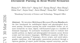 MDPBench: A Benchmark for Multilingual Document Parsing in Real-World Scenarios