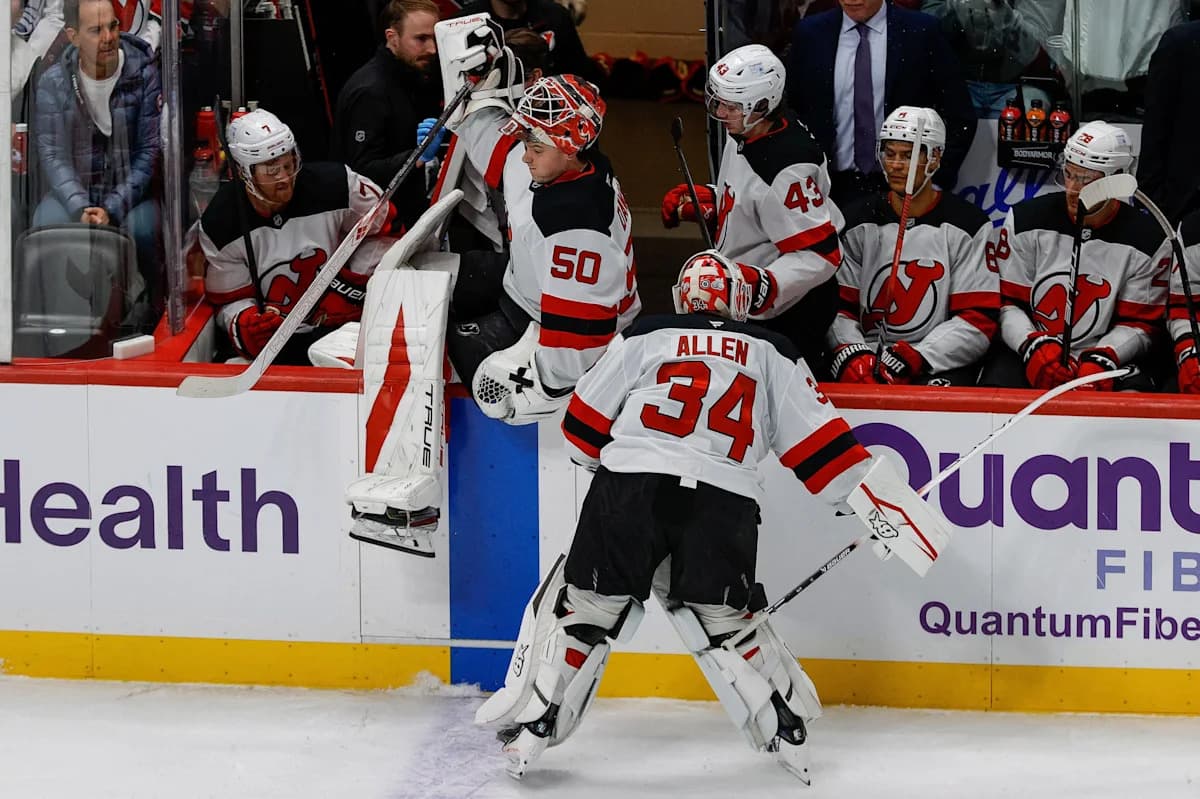 Goals for the New Jersey Devils Goaltenders and Roster Hopefuls in ...