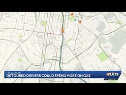 Drivers expect to spend more on gas during I-65 shutdown