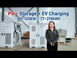 How Does a PV + Storage + EV Charging System Work? | 40–120kW Solution