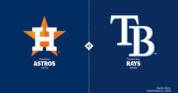 Houston Astros at Tampa Bay Rays Game Story, Scores/Highlights