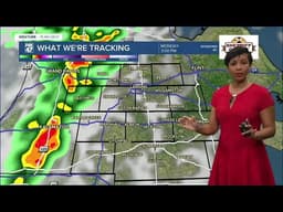 Sunshine and thunderstorms roll through on Sunday