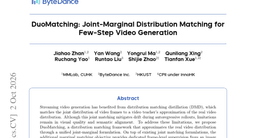 DuoMatching: Joint-Marginal Distribution Matching for Few-Step Video Generation
