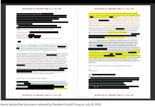 Newly Declassified Documents Describe China’s Election Influence Efforts, Concern That US Intel Downplayed Connections