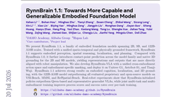 RynnBrain 1.1: Towards More Capable and Generalizable Embodied Foundation Model