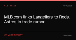 MLB.com links Langeliers to Reds, Astros in trade rumor