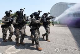 S. Korean military launches annual Hwarang defense drills | Yonhap News Agency