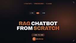 Build a RAG Chatbot from Scratch — FastAPI + Embeddings + ...