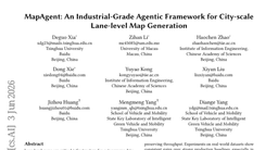 MapAgent: An Industrial-Grade Agentic Framework for City-scale Lane-level Map Generation