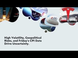 High Volatility, Geopolitical Risks, and Friday's CPI Data Drive Uncertainty.