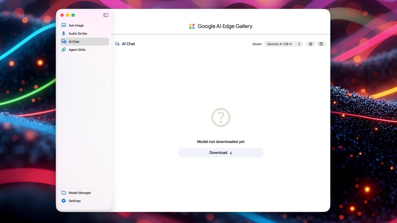Run Google's Gemma LLMs right on your Mac with the new AI Edge Gallery