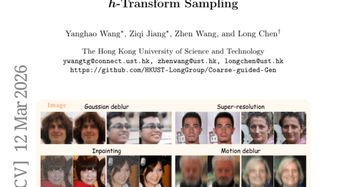 Coarse-Guided Visual Generation via Weighted h-Transform Sampling