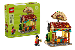 LEGO 40907 Restaurants of the World Mexico GWP lets you build a charming taquería! - Jay's Brick Blog