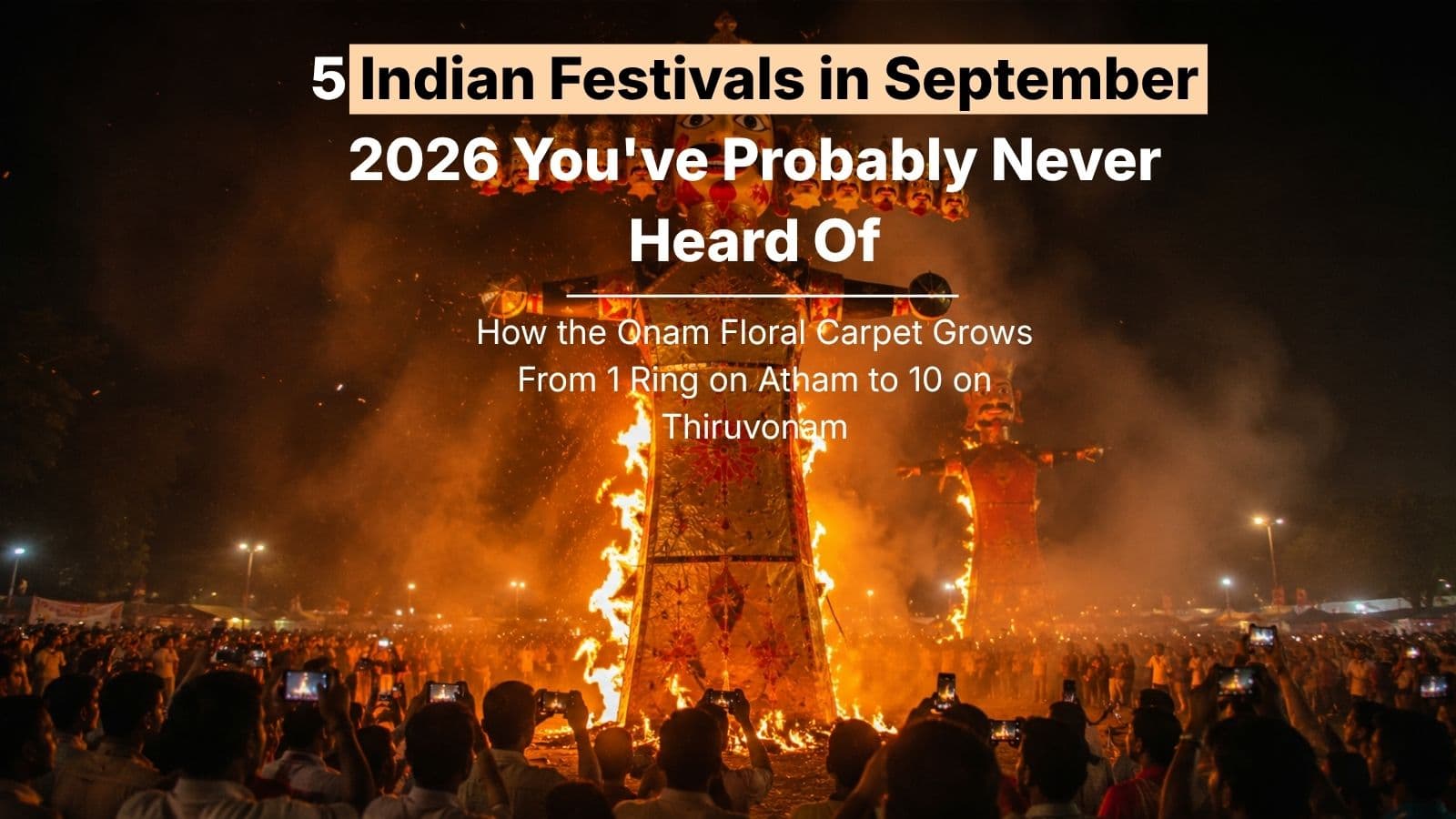 5 Offbeat Indian Festivals in September 2026