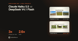 Claude Haiku 5.5 vs DeepSeek V4.1 Flash - Motionflare