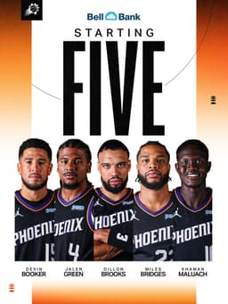 @Suns: Our first five.

@gobellbanks | #SunsUp https://t.co/gTPfjJUShq