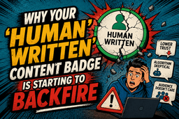 Why Your 'Human Written' Content Badge Is Starting to ...