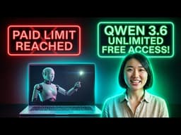 100% FREE AI: How to Unlock Qwen 3.6 Unlimited (Video, Images & Slides!)