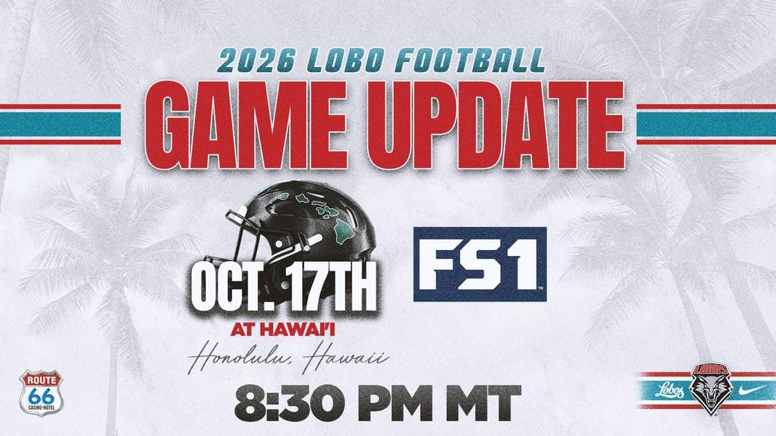 Kick Time and Station Set for Oct. 17 Game at Hawai'i