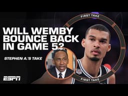 Stephen A. sends a REMINDER about Victor Wembanyama ahead of Game 5 🗣️ | First Take