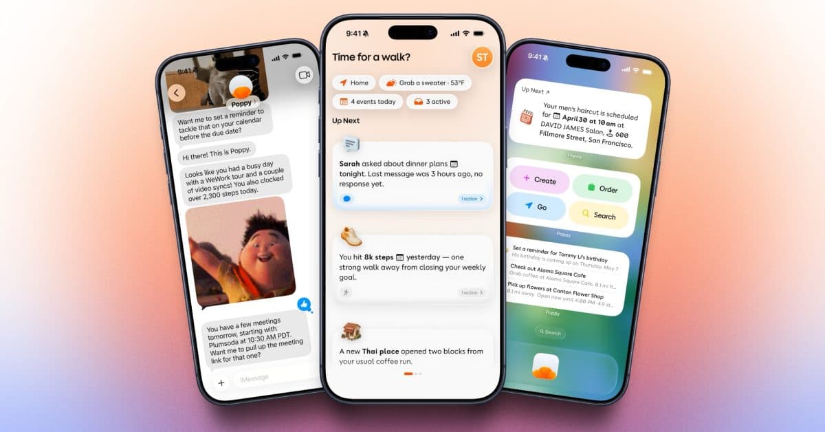 Indie App Spotlight: ‘Poppy’ is a proactive AI assistant that handles what Siri still can’t