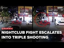 RAW FOOTAGE | 3 people injured in chaotic shootout outside Seattle nightclub: 'Pandemonium'
