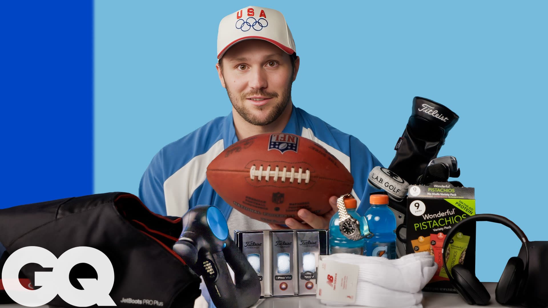 Watch 10 Things Josh Allen Can't Live Without | 10 Essentials - GQ