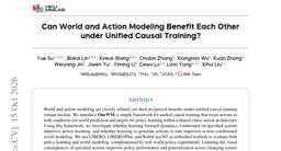 Can World and Action Modeling Benefit Each Other under Unified Causal Training?