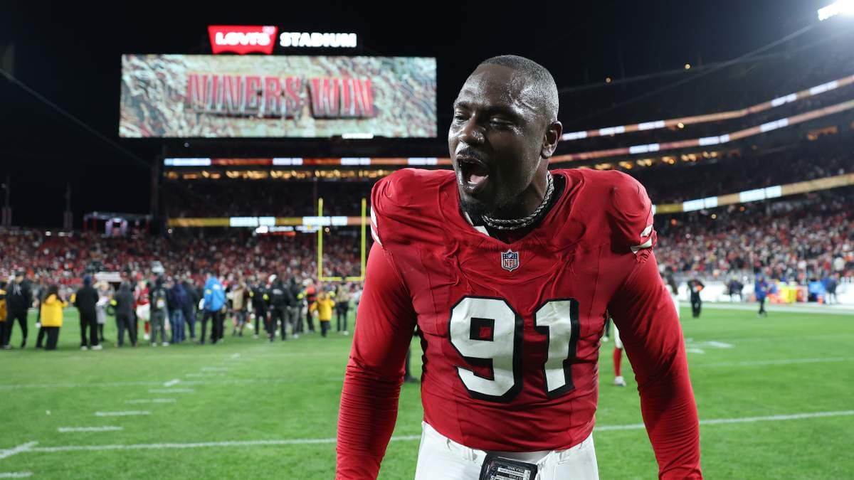 49ers DE Okuayinonu Stays Home With Injury