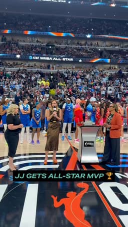 @WNBA reposted: MVP 🗣️ MVP 🗣️ MVP 🗣️

@jus242 is the 1st player in @WNBA history to win all 4 of...