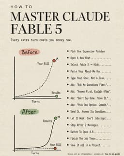 @rubenhassid: How to master Claude Fable 5 in only 15 steps:

(Send it to your team. They're burning credits)

1. ...