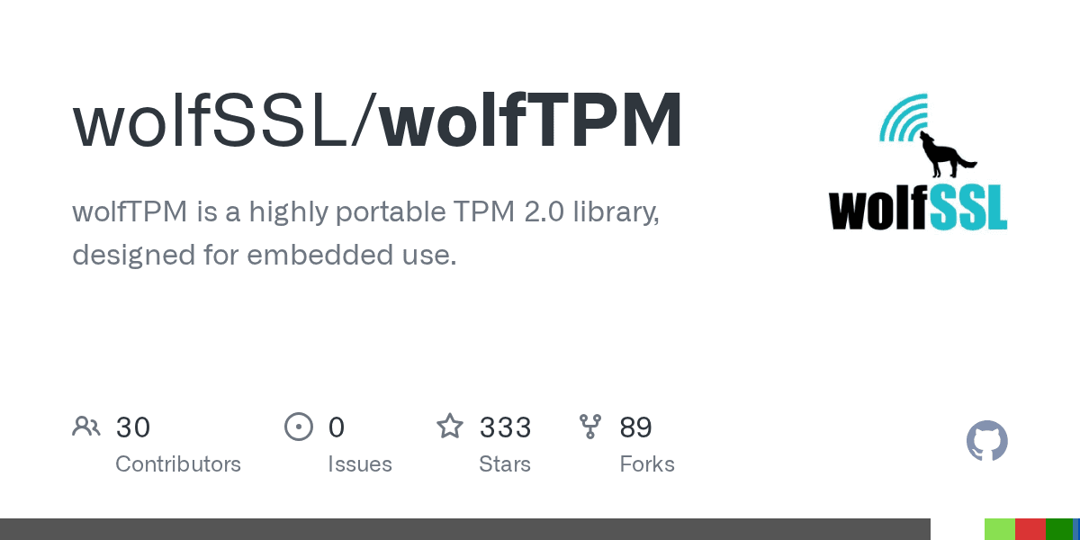 wolfTPM (TPM 2.0)