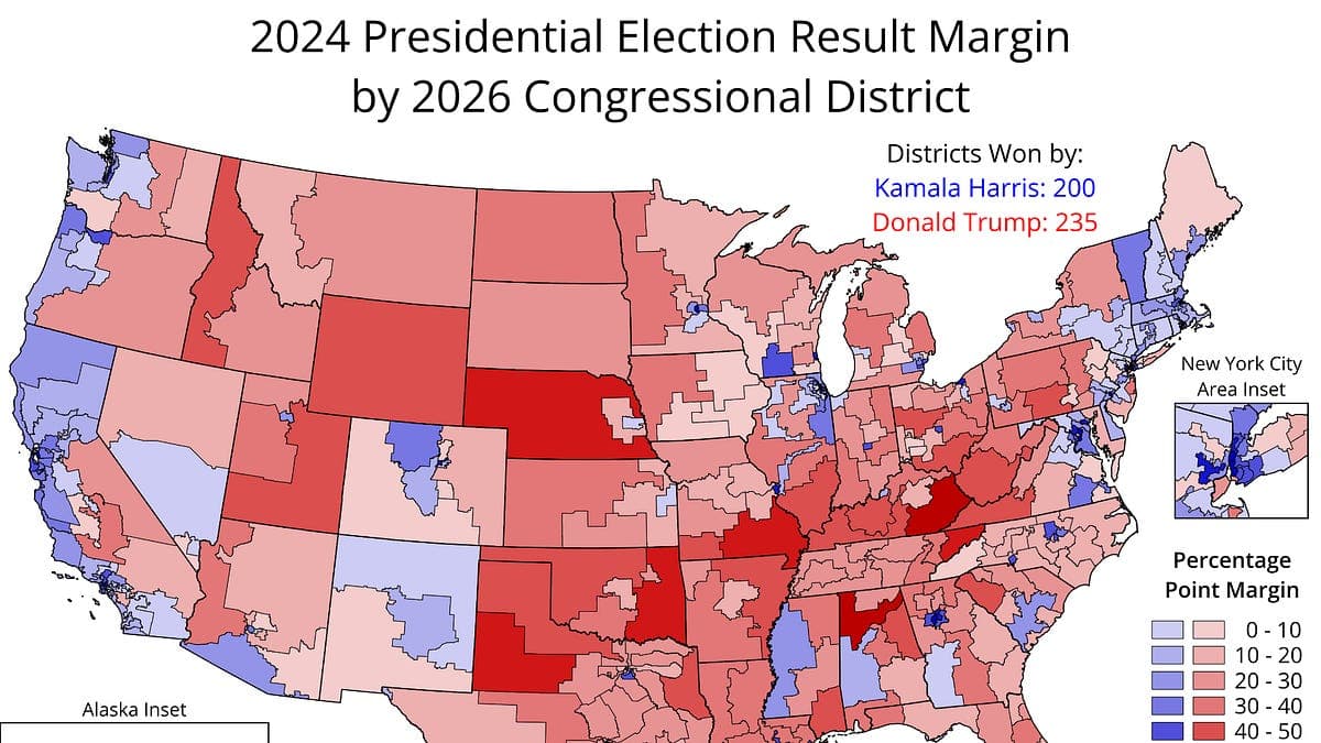 The Downballot releases presidential results for every new House district, sponsored by Grassroots Analytics