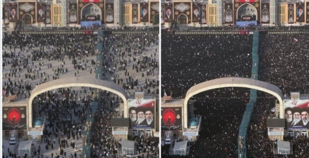 Ayatollah Khamenei’s Funeral & AI-Generated Mirage of the Mourning Millions of Iranians