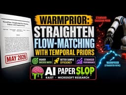 WarmPrior: Straightening Flow-Matching Policies with Temporal Priors (May 2026)