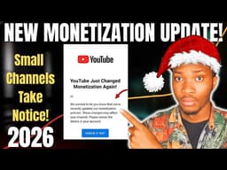 NEW YouTube Monetization Made Easy For Small Channels (Don't Skip This!)