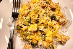 Creamy Double Broccoli & Cheese Chicken Casserole ...