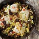 Baked Cod with Leeks, Morels and Bacon | Williams Sonoma