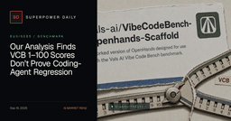 Our Analysis Finds VCB 1–100 Scores Don’t Prove Coding-Agent Regression