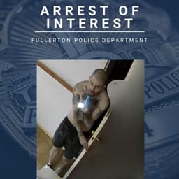 Scary residential burglar caught after he passed out in a stairwell in north Orange County