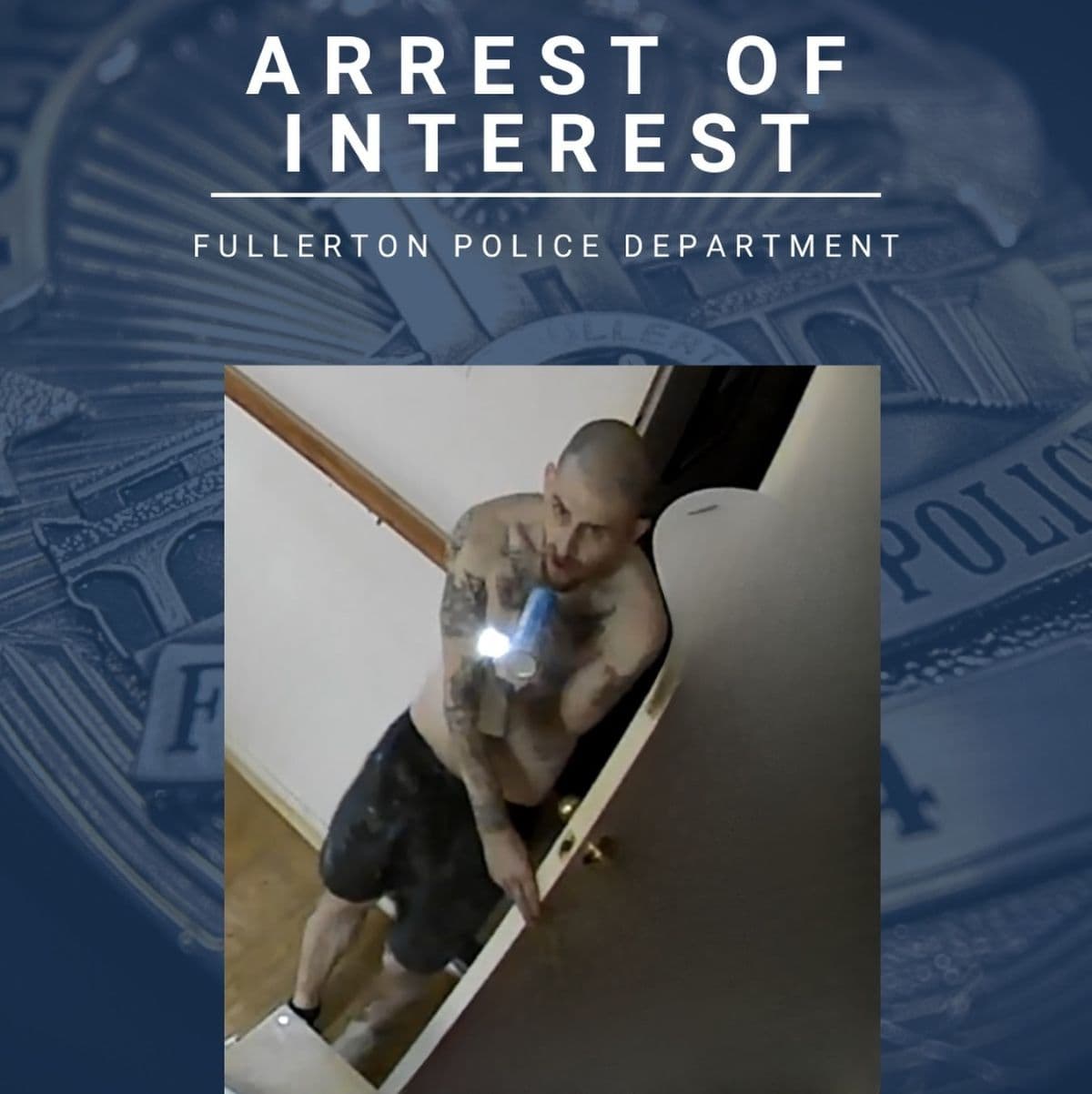 Scary residential burglar caught after he passed out in a stairwell in north Orange County